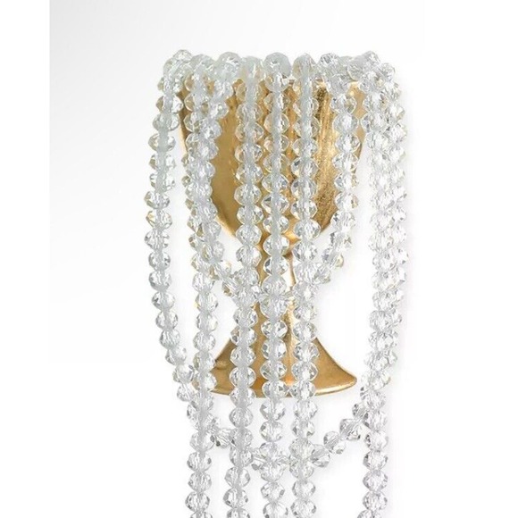 INC Statement Earrings Crystal Gold Tone Drop Cups Ladies New Years Eve Chic NWT - Picture 6 of 6